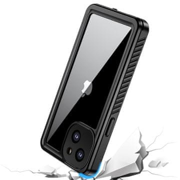 Vodoodporni ovitek IP68 za iPhone 13 mini, črne barve