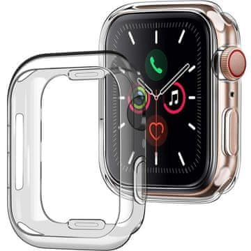 GS TPU ovitek za Apple Watch 7/8/9 45 mm, prozoren