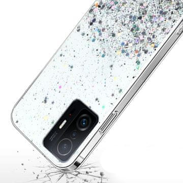 Overboard Ovitek za Xiaomi 11T / 11T Pro, bleščeč, prozoren