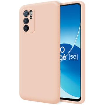 Overboard Ovitek za Oppo Reno 6 5G, Silikonski Lite, Roza