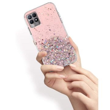 Overboard Ovitek za Realme 8i, bleščeč, roza
