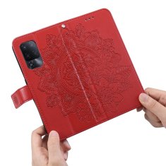 Overboard Ovitek za Oppo Reno5 Z / A94 / A95 5G, Mandala, rdeč