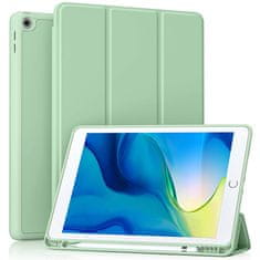 GS Ovitek za iPad 10,2" 2021/2020/2019 (9./8./7. generacija), z držalom za pisalo, svetlo zelen