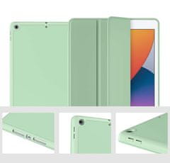 GS Ovitek za iPad 10,2" 2021/2020/2019 (9./8./7. generacija), z držalom za pisalo, svetlo zelen