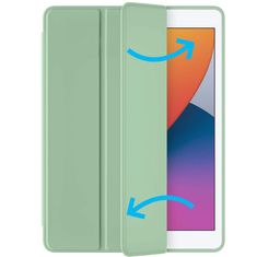 GS Ovitek za iPad 10,2" 2021/2020/2019 (9./8./7. generacija), z držalom za pisalo, svetlo zelen