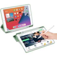 GS Ovitek za iPad 10,2" 2021/2020/2019 (9./8./7. generacija), z držalom za pisalo, svetlo zelen
