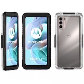 GS Vodoodporno ohišje IP68 za Motorola Moto G41, črno