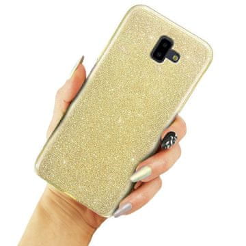 GS Bleščeč ovitek za Samsung Galaxy J6+ Plus, zlat