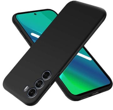 Overboard Tanek ovitek za Motorola Moto G200 5G, Slim, črn