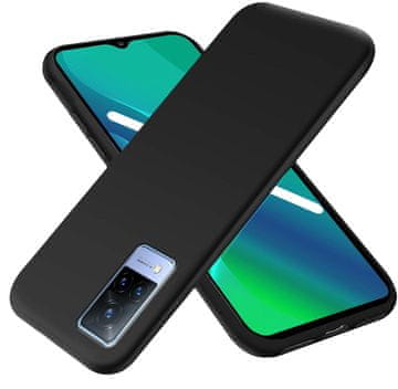 Overboard Tanek ovitek za Vivo V21 5G, Slim, črn