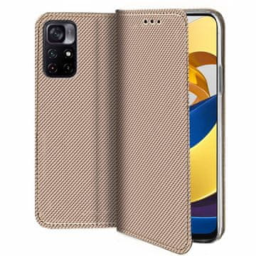 Overboard Pametni magnetni ovitek za Xiaomi Poco M4 Pro 5G / Redmi Note 11S 5G, zlat