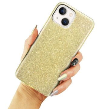 GS Bleščeč ovitek za iPhone 13, zlat