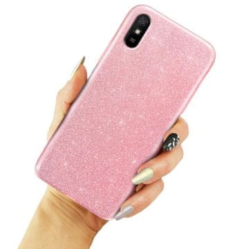 GS Bleščeč ovitek za Xiaomi Redmi 9A, roza