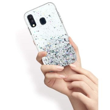 Overboard Ovitek za Samsung Galaxy A40, bleščeč, prozoren