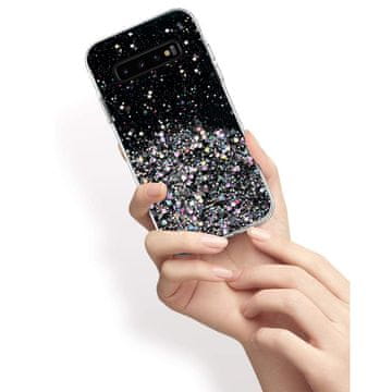 Overboard Ovitek za Samsung Galaxy S10 Plus, bleščeč, črn
