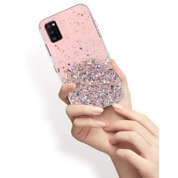 Overboard Ovitek za Samsung Galaxy A41, bleščeč, roza