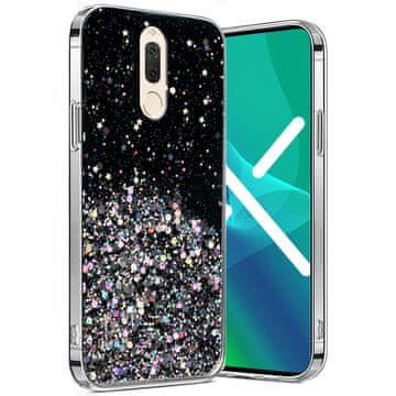 GS Ovitek za Huawei Mate 10 Lite, bleščeč, črn