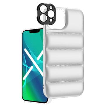 Overboard Ovitek Puffer za iPhone 12 Pro, bel