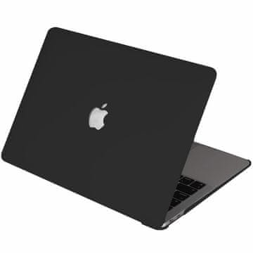 GS Ovitek za MacBook Air 13 A2337 M1 A2179 A1932, trda lupina, črna