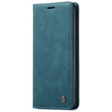 CaseMe Ovitek za Samsung Galaxy A53 5G, usnjen ovitek denarnica, zelen