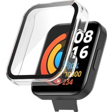 Overboard Ovitek 2 v 1 + steklo za Xiaomi Redmi Watch 2 Lite, prozoren