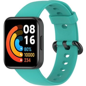 GS Silikonski pašček za Xiaomi Redmi Watch 2 Lite, turkizen