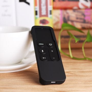 Overboard Silikonski ovitek za Apple TV 4K 5./4. generacije - črn