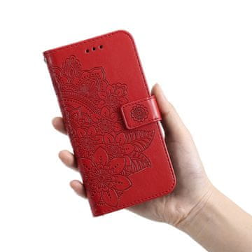 GS Ovitek za Samsung Galaxy A13 4G, Mandala, rdeč