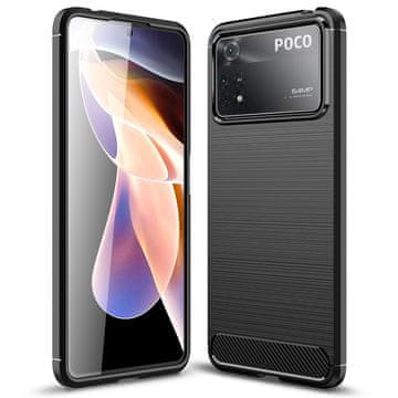 Overboard Ovitek za Xiaomi Poco X4 Pro 5G, Karbon, črn