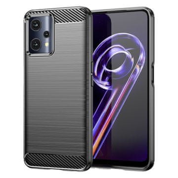 Overboard Ovitek za Realme 9 Pro / OnePlus Nord CE 2 Lite 5G, karbonski, črn