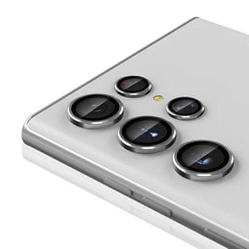 ENKAY Komplet objektivov za Samsung Galaxy S22 Ultra, črne barve