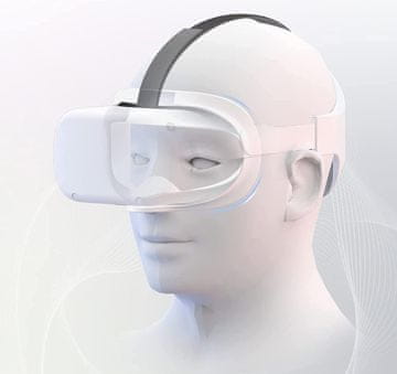 GS Silikonski ovitek za obraz za Oculus Quest 2, bel