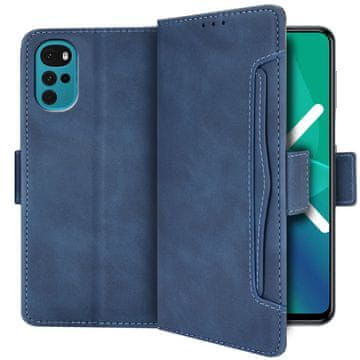 GS Ovitek za Motorola Moto G22, reža za kartico, moder