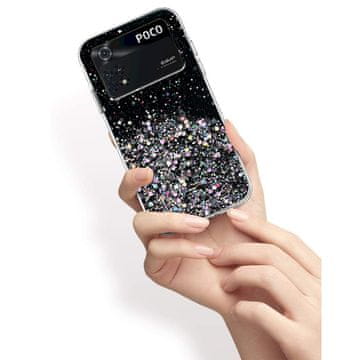 Overboard Ovitek za Xiaomi Poco M4 Pro 4G, bleščeč, črn