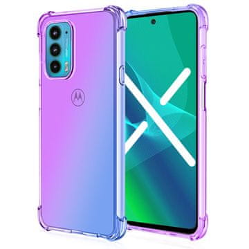 GS Gradientni ovitek za Motorola Moto Edge 30, vijoličen/moder