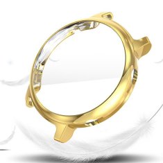GS Milanska zapestnica + ovitek z zaščitnim ovitko za Huawei Watch GT 2 42 mm, zlata