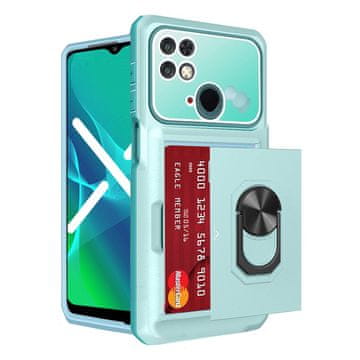 Overboard Premium ovitek s stojalom za Xiaomi Redmi 10C, svetlo zelen