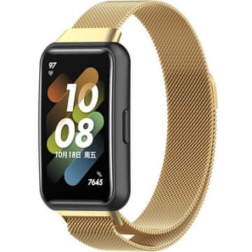 GS Milanski pašček za Huawei Band 7, zlat