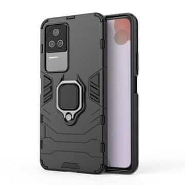 Overboard Ovitek za Xiaomi Poco F4 5G, obroč za stojalo, črn