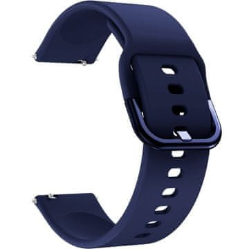 GS Univerzalni silikonski pašček 20 mm, temno moder