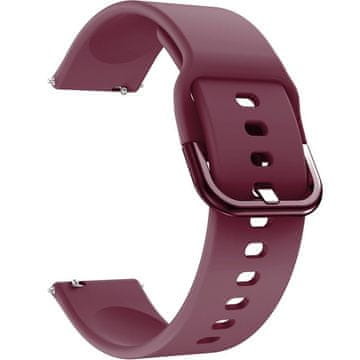 GS Univerzalni silikonski pašček 18 mm, bordo