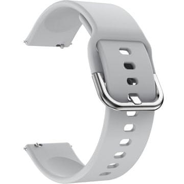 GS Univerzalni silikonski pašček 20 mm, siv