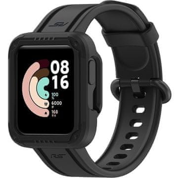 GS Pašček + ovitek za Xiaomi Redmi Watch 2 Lite / Xiaomi Mi Watch Lite, črn