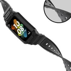 GS Pašček z etuijem za Huawei Band 6 / Huawei Band 7, črn