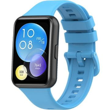 GS Silikonski pašček za Huawei Watch Fit 2, moder