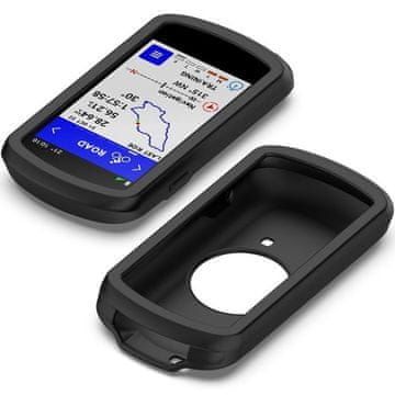 Overboard Mehak silikonski ovitek za Garmin Edge 1040, črne barve