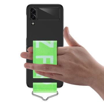 GS Ovitek s paščkom za Samsung Galaxy Z Flip4 5G, črn