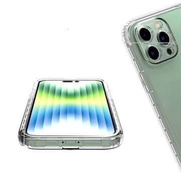 Overboard Ovitek za iPhone 14 Pro Max, odporen na udarce, s folijo, prozoren