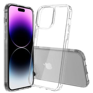 Overboard Hibridni ovitek za iPhone 14 Pro, ultra prozoren
