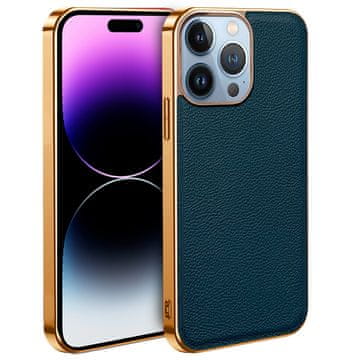 Overboard Ovitek za iPhone 13 Pro, kravje usnje, zelen
